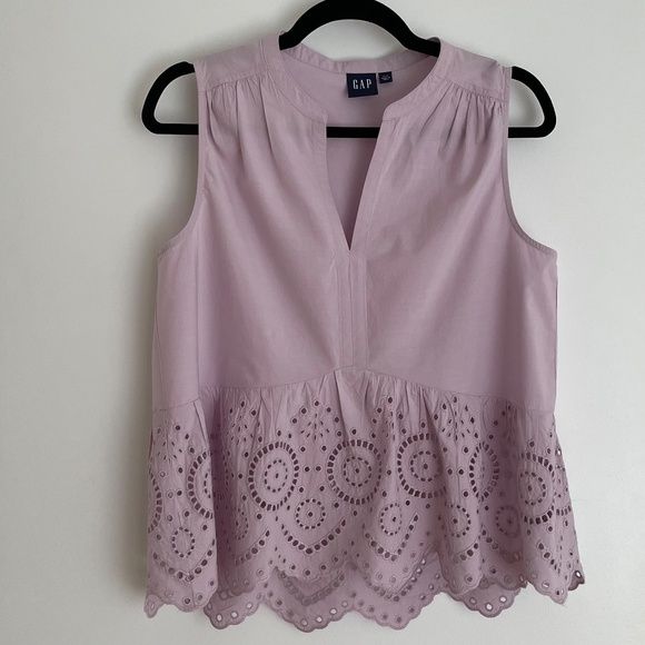 Eyelet Cotton Summer Top - Picture 2 of 8
